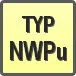 Piktogram - Typ: NWPu
